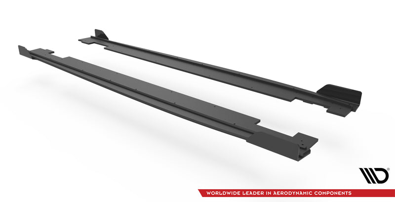 Maxton Design Street Pro Side Skirt Diffuser + Flaps Hyundai I20 N Mk3