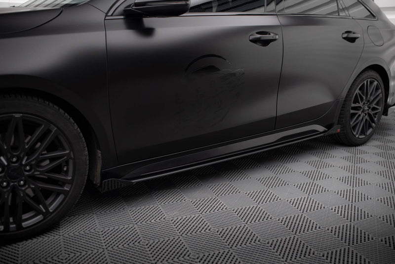 Maxton Design Street Pro Seitenschweller Diffusor + Flaps Kia Proceed GT / GT-Line Mk1 Facelift / Ceed GT Mk3 Facelift