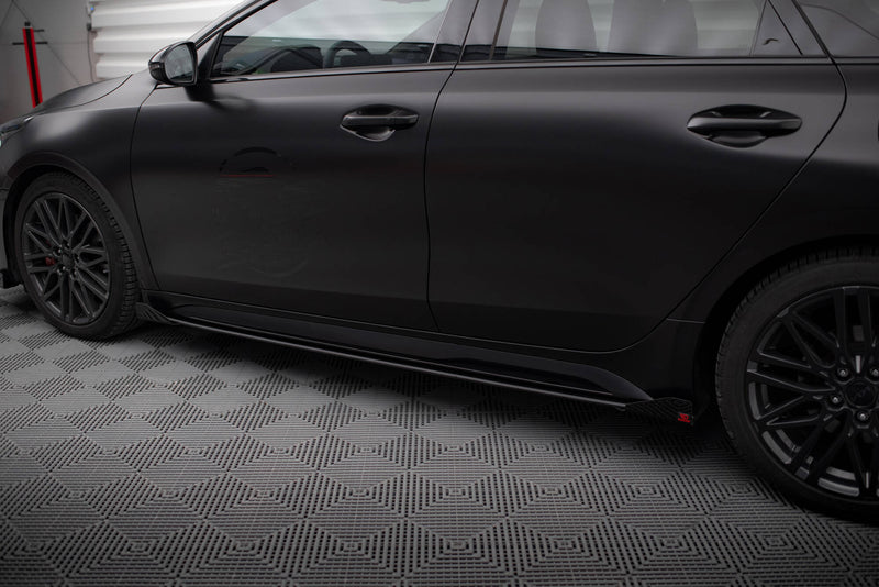 Maxton Design Street Pro Seitenschweller Diffusor + Flaps Kia Proceed GT / GT-Line Mk1 Facelift / Ceed GT Mk3 Facelift