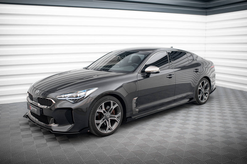 Maxton Design Street Pro Seitenschweller Diffusor + Flaps Kia Stinger GT / GT-Line / Standard Mk1