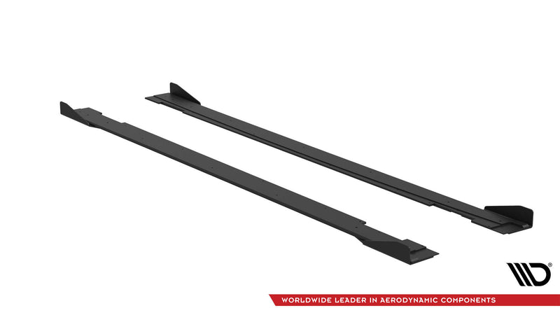 Maxton Design Street Pro Seitenschweller Diffusor + Flaps Kia Stinger GT / GT-Line / Standard Mk1