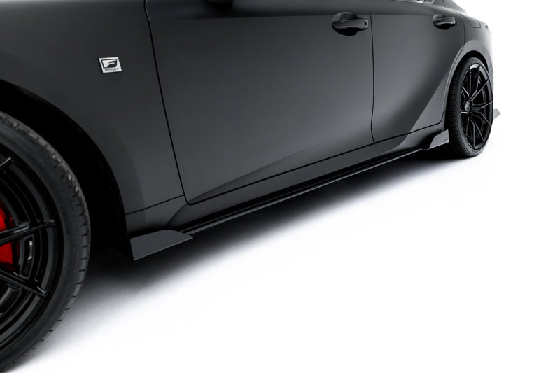Maxton Design Street Pro Seitenschweller Diffusor + Flaps Lexus IS 500 Mk3 Facelift 2 (XE30)