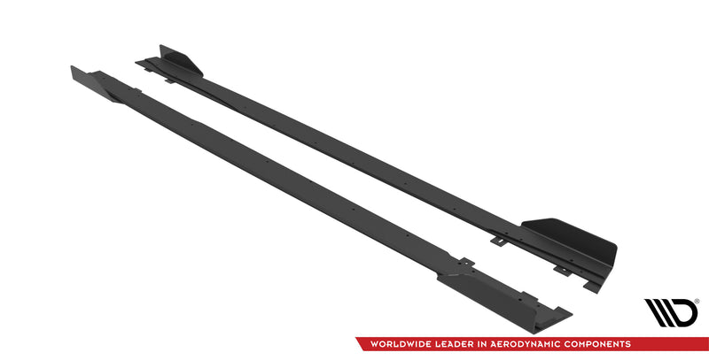 Maxton Design Street Pro Seitenschweller Diffusor + Flaps Mercedes A35 AMG / AMG-Line Aero Pack W177