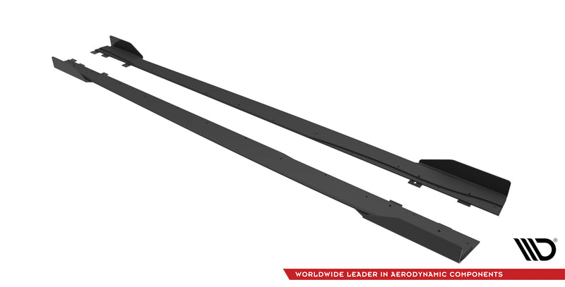 Maxton Design Street Pro Seitenschweller Diffusor + Flaps Mercedes A35 AMG / AMG-Line Aero Pack W177