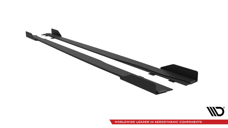 Maxton Design Street Pro Seitenschweller Diffusor + Flaps Mercedes-AMG A35 W177 Facelift