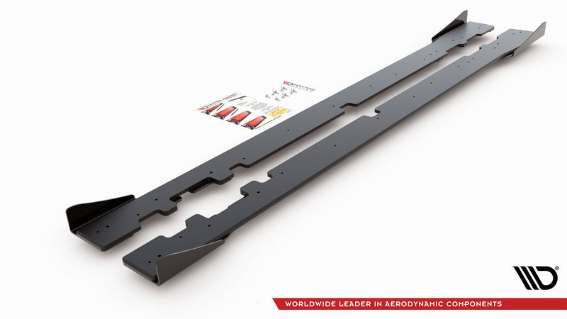 Maxton Design Street Pro Seitenschweller Diffusor + Flaps Mercedes-AMG C43 Coupe C205