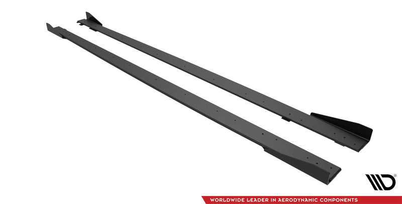 Maxton Design Street Pro Seitenschweller Diffusor + Flaps Mercedes-AMG C63 Sedan / Estate W205 Facelift