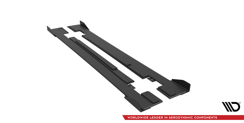 Maxton Design Street Pro Seitenschweller Diffusor + Flaps Mercedes-AMG CLA 45 C117 Facelift