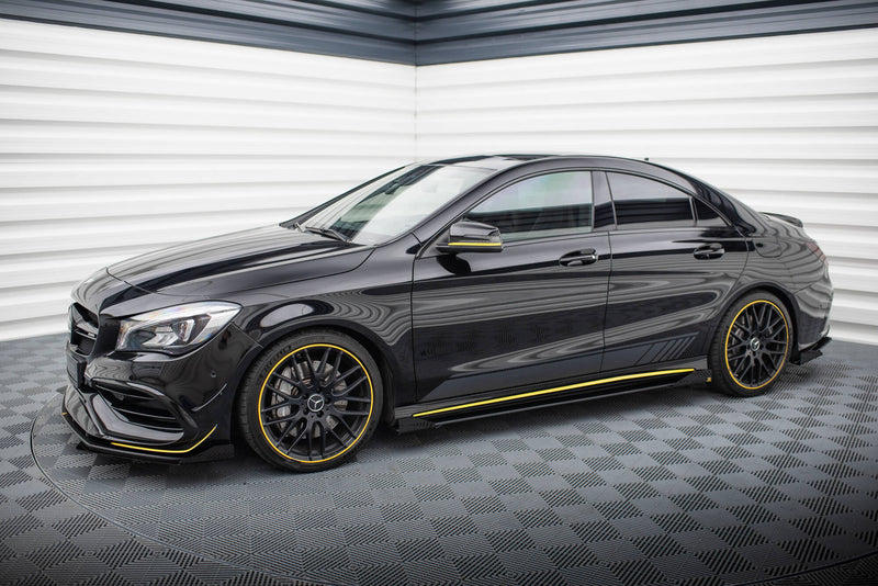 Maxton Design Street Pro Seitenschweller Diffusor + Flaps Mercedes-AMG CLA 45 C117 Facelift
