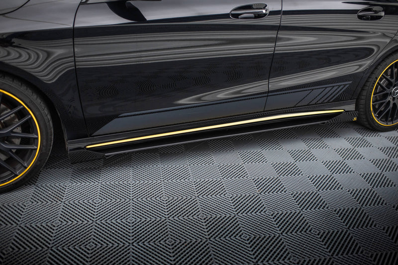Maxton Design Street Pro Seitenschweller Diffusor + Flaps Mercedes-AMG CLA 45 C117 Facelift