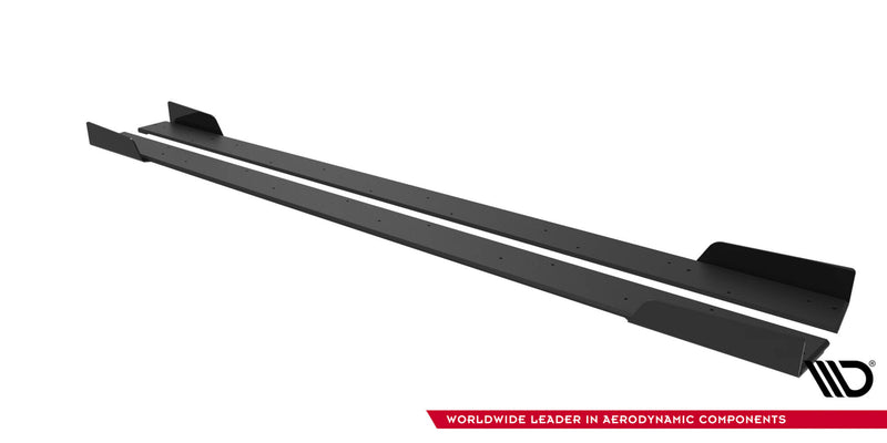 Maxton Design Street Pro Seitenschweller Diffusor + Flaps Mitsubishi Lancer EVO X