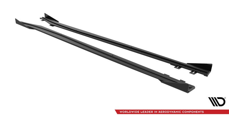 Maxton Design Street Pro Side Skirt Diffuser + Flaps Opel Astra GTC OPC-Line J