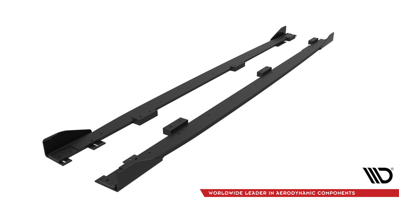 Maxton Design Street Pro Seitenschweller Diffusor + Flaps Peugeot 208 GT Mk2