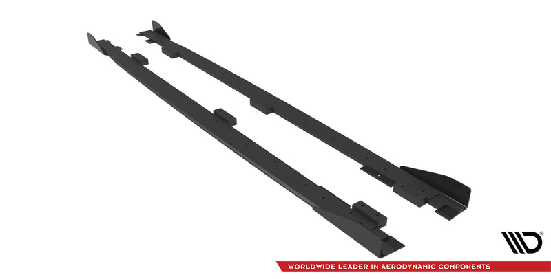 Maxton Design Street Pro Seitenschweller Diffusor + Flaps Peugeot 208 GT Mk2