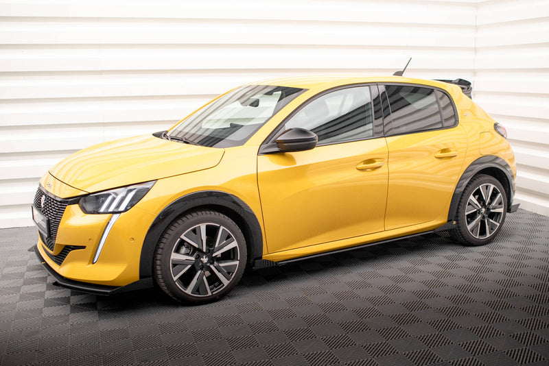Maxton Design Street Pro Seitenschweller Diffusor + Flaps Peugeot 208 GT Mk2