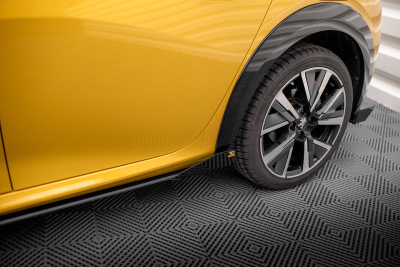 Maxton Design Street Pro Side Skirts Diffuser + Flaps Peugeot 208 GT Mk2