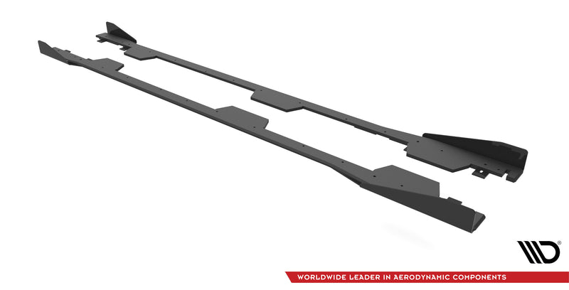Maxton Design Street Pro Side Skirt Diffuser + Flaps Subaru BRZ Mk1 / Mk1 Facelift