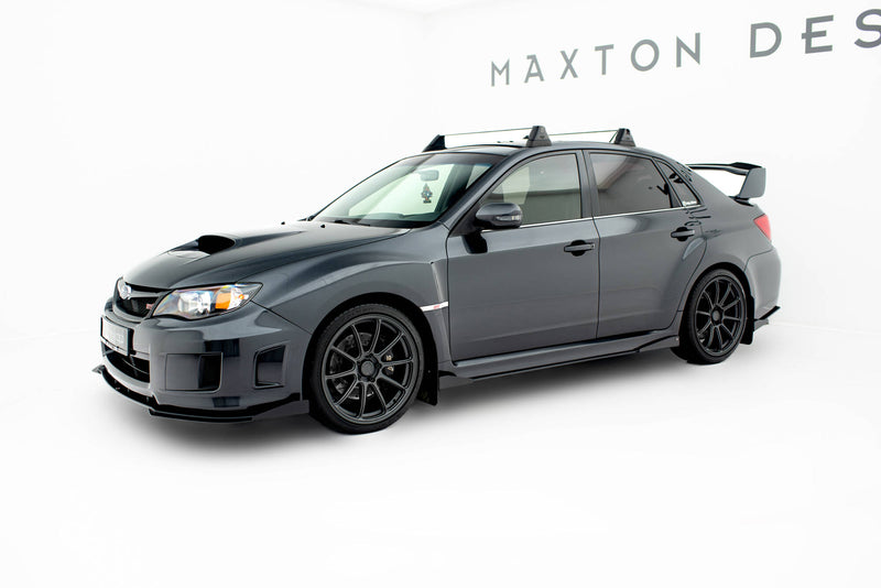 Maxton Design Street Pro Seitenschweller Diffusor + Flaps Subaru Impreza WRX STI Mk3 Facelift
