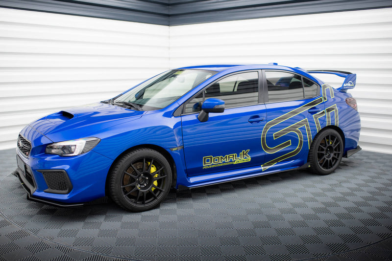 Maxton Design Street Pro Side Skirt Diffuser + Flaps Subaru WRX STI Mk1