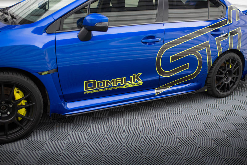 Maxton Design Street Pro Side Skirt Diffuser + Flaps Subaru WRX STI Mk1