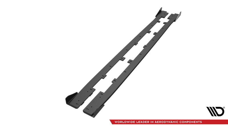 Maxton Design Street Pro Side Skirt Diffuser + Flaps Subaru WRX STI Mk1