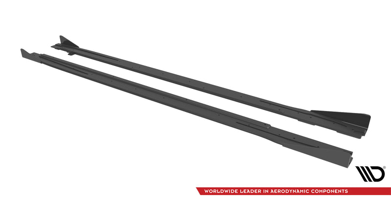 Maxton Design Street Pro Seitenschweller Diffusor + Flaps V.1 Audi S3 / A3 S-Line 8Y / 8Y Facelift