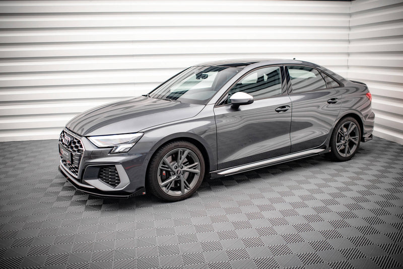 Maxton Design Street Pro Seitenschweller Diffusor + Flaps V.1 Audi S3 / A3 S-Line 8Y / 8Y Facelift