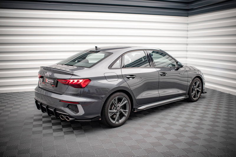 Maxton Design Street Pro Seitenschweller Diffusor + Flaps V.1 Audi S3 / A3 S-Line 8Y / 8Y Facelift