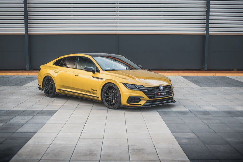 Maxton Design Street Pro Seitenschweller Diffusor + Flaps Volkswagen Arteon R-Line Sedan / Shooting Brake Mk1