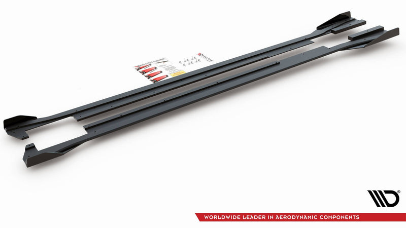 Maxton Design Street Pro Seitenschweller Diffusor + Flaps Volkswagen Arteon R-Line Sedan / Shooting Brake Mk1