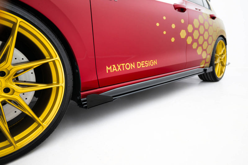 Maxton Design Street Pro Seitenschweller Diffusor + Flaps Volkswagen Golf GTI Clubsport Mk8 Facelift