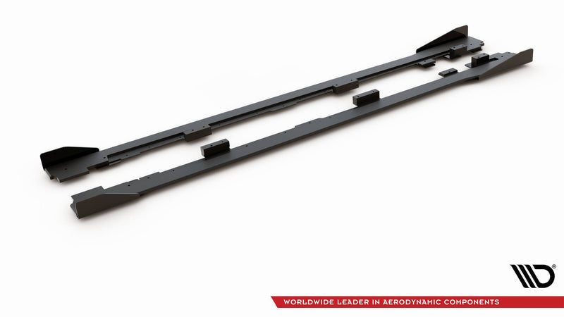 Maxton Design Street Pro Seitenschweller Diffusor + Flaps Volkswagen Golf GTI Mk6