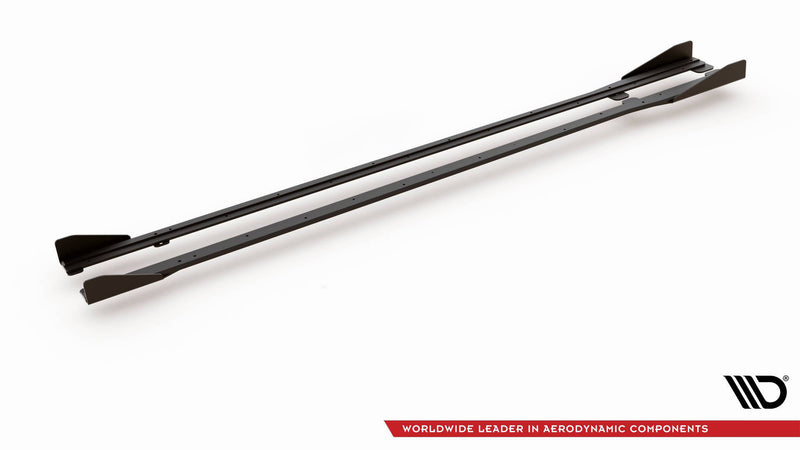 Maxton Design Street Pro Seitenschweller Diffusor + Flaps Volkswagen Golf R / R-Line Mk7 Facelift