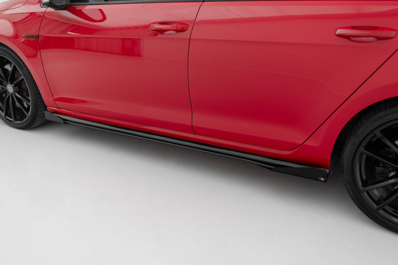 Maxton Design Street Pro Seitenschweller Diffusor + Flaps Volkswagen Golf R / R-Line Mk7 Facelift