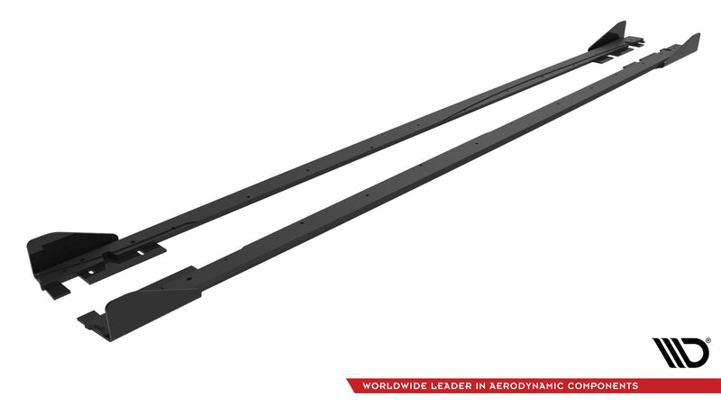 Maxton Design Street Pro Seitenschweller Diffusor + Flaps Volkswagen Jetta GLI Mk7