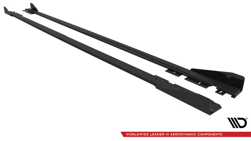 Maxton Design Street Pro Seitenschweller Diffusor + Flaps Volkswagen Jetta GLI Mk7