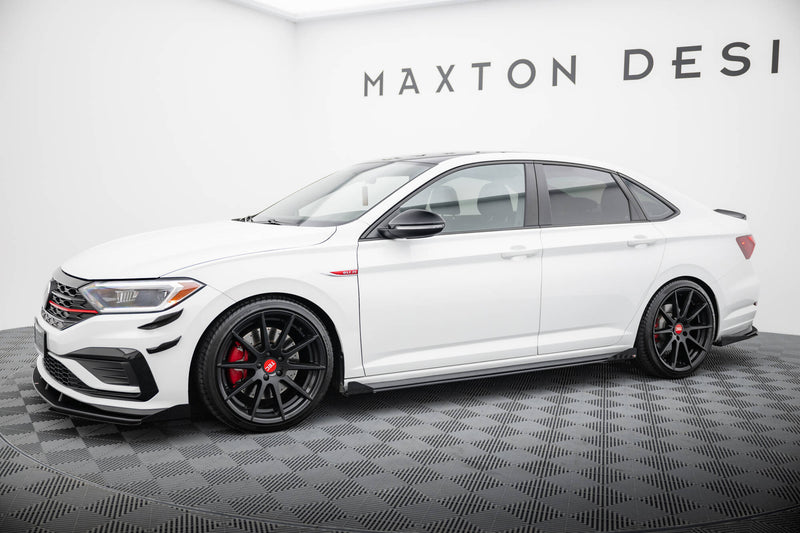 Maxton Design Street Pro Seitenschweller Diffusor + Flaps Volkswagen Jetta GLI Mk7