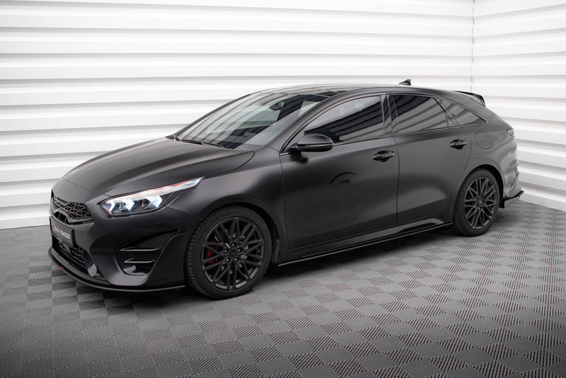 Maxton Design Street Pro Seitenschweller Diffusor Kia Proceed GT / GT-Line Mk1 Facelift / Ceed GT Mk3 Facelift