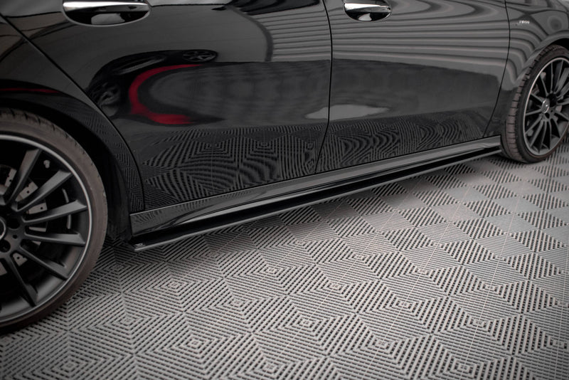 Maxton Design Street Pro Seitenschweller Diffusor Mercedes A35 AMG / AMG-Line Aero Pack W177