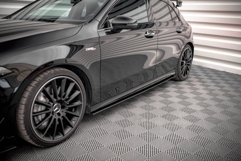 Maxton Design Street Pro Seitenschweller Diffusor Mercedes A35 AMG / AMG-Line Aero Pack W177