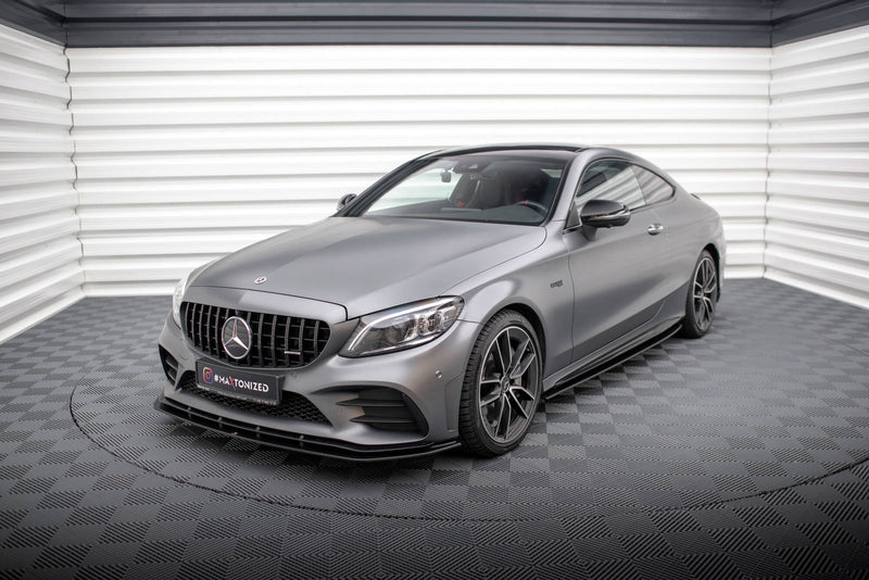 Maxton Design Street Pro Seitenschweller Diffusor Mercedes-AMG C43 Coupe / Cabrio C205  Facelift / A205 Facelift