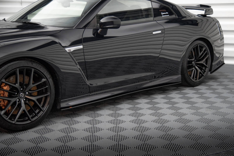 Maxton Design Street Pro Seitenschweller Diffusor Nissan GTR R35 Facelift