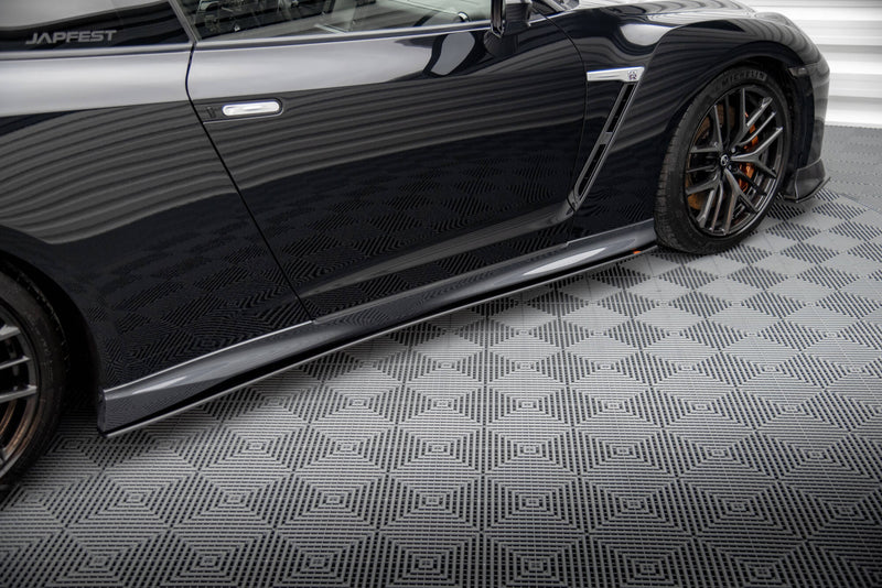 Maxton Design Street Pro Seitenschweller Diffusor Nissan GTR R35 Facelift