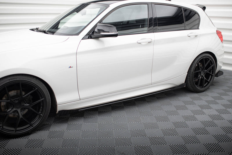 Maxton Design Street Pro Side Skirts Diffuser V.2 + Flaps BMW 1 F20 M135i / M140i / M-Pack