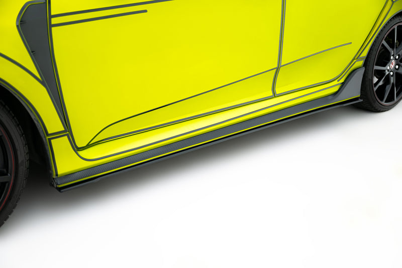 Maxton Design Street Pro Side Skirt Diffusers V.2 Honda Civic Type-R Mk10 / Mk10 Facelift