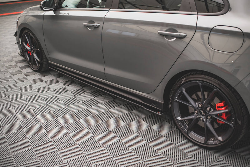 Maxton Design Street Pro Side Skirt Diffuser V.2 Hyundai I30 N / N-Line Hatchback / Fastback Mk3 / Mk3 Facelift