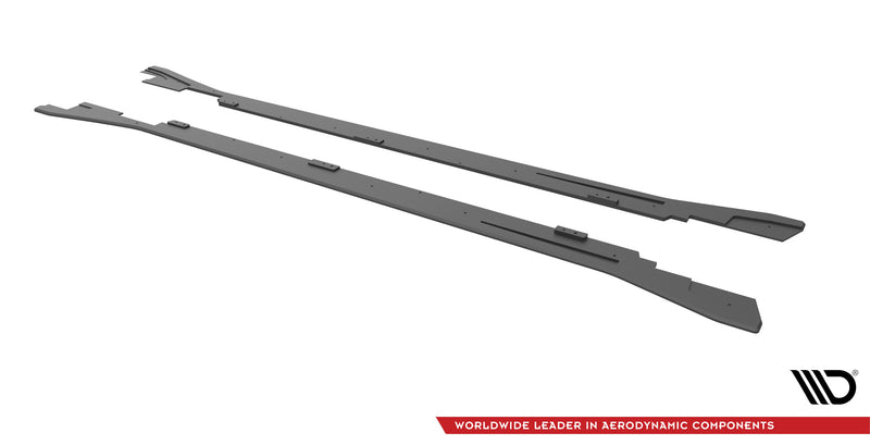 Maxton Design Street Pro Side Skirt Diffusers V.2 Volkswagen Arteon R / R-Line Sedan / Shooting Brake Mk1 Facelift
