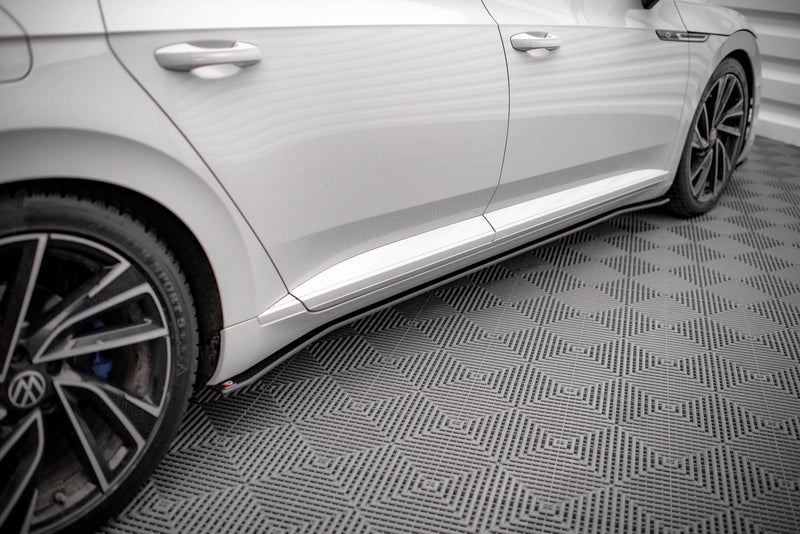 Maxton Design Street Pro Side Skirt Diffusers V.2 Volkswagen Arteon R / R-Line Sedan / Shooting Brake Mk1 Facelift