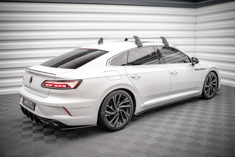 Maxton Design Street Pro Side Skirt Diffusers V.2 Volkswagen Arteon R / R-Line Sedan / Shooting Brake Mk1 Facelift