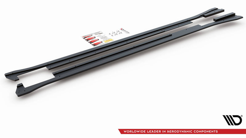 Maxton Design Street Pro Side Skirt Diffusers Volkswagen Arteon R-Line Sedan / Shooting Brake Mk1